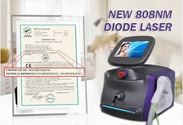 Is portable 808nm diode laser hair removal safe?